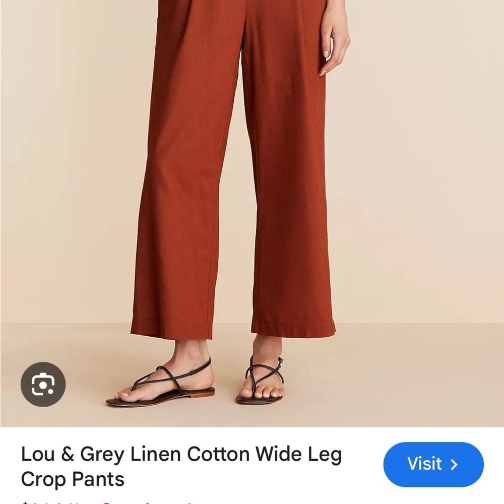 Lou & Grey Terracotta Pants